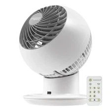Woozoo 5-Speed Oscillating Fan with Remote Control - White / Customer return!