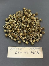 QTY 1 TRADESHIP 64 PITCH BRASS PINION GEAR 14 TEETH RC CAR SLOT CAR 3/32” BORE