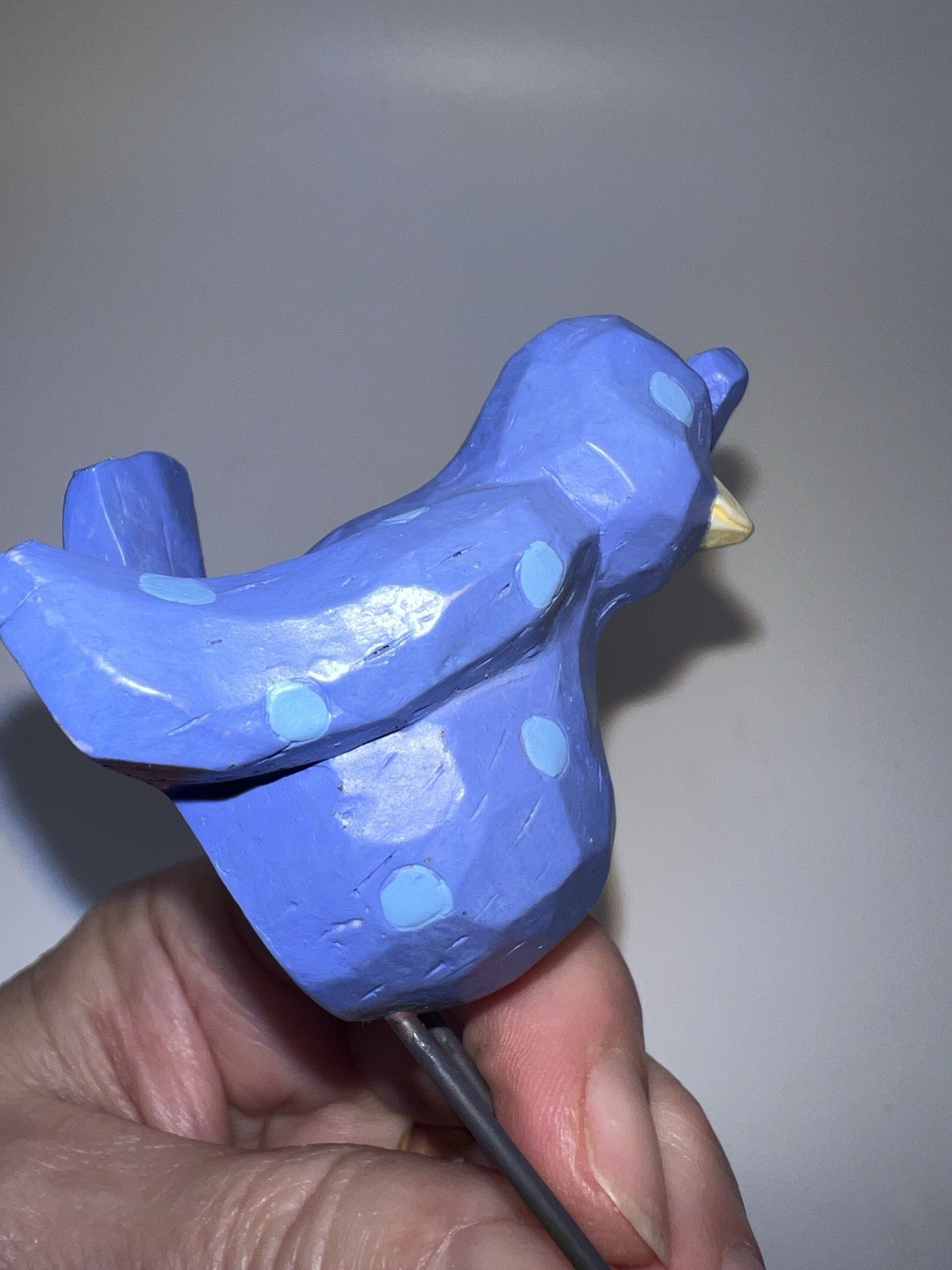 Russ Berrie &Co. Merrily Tweet Along Blue Bird shelf sitter Whimsical