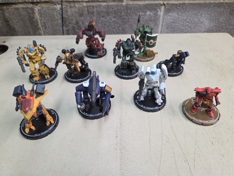 WizKids MechWarrior Lot of 2 Uniques! Eriabee Childs & Dereck Hasbani Combo Pack