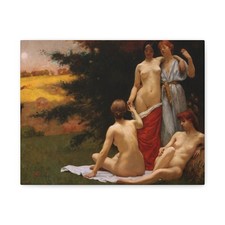 Kenyon Cox - An Eclogue - 1890 - Canvas Wall Art