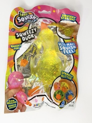 JA-RU Irre-Squish-tible! -Sqweezy Yellow Duck Stress Squishy Tik Tok VIRAL NEW