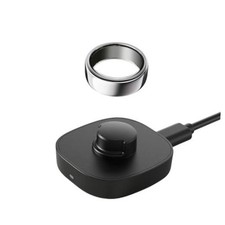 Compatible with Oura Ring Gen3 Charger - - Fast Charging Dock with Size 8 Black