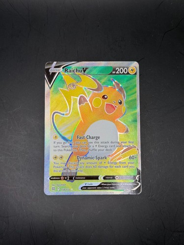 Raichu V (Full Art) SWSH09: Brilliant Stars 158/172 Ultra Rare NM Pokemon