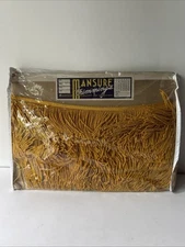 Vintage Mansure Trimmings Fringe – Drapery & Upholstery – Mustard Gold – NIP