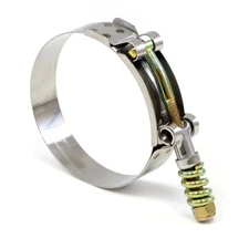 HPS Spring Loaded T-Bolt Hose Clamp Range: 4.25"-4.57" (108mm-116mm) SAE 108