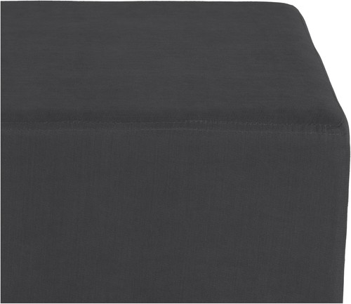 Elegant Cushioned Storage Ottoman with Hidden Compartment - 15" Cube Design - Picture 8 of 8