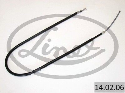 LINEX 14.02.06 cable, parking brake for Fiat