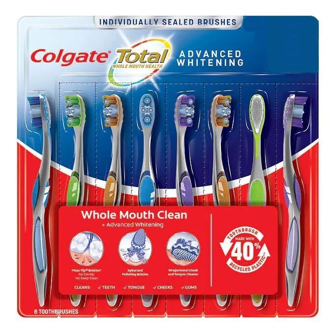 Total Whole Mouth Clean Advanced Whitening 8 Pack Soft