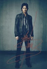 IAN SOMERHALDER signed Autogramm 20x30 VAMPIRE DIARIES in Person autograph ACOA