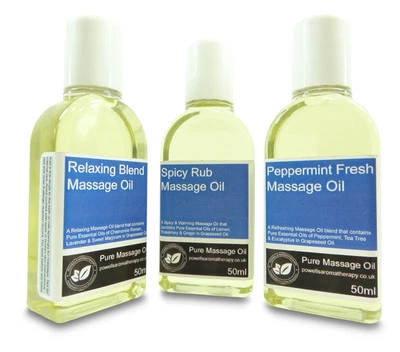 JUST AROMATHERAPY Massage Oils - Natural pure aromatherapy body massage oil & massage lotions