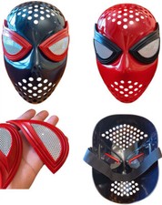 New Spider Man Cosplay Mask Faceshell Detachable Lenses Costume Prop For Adult