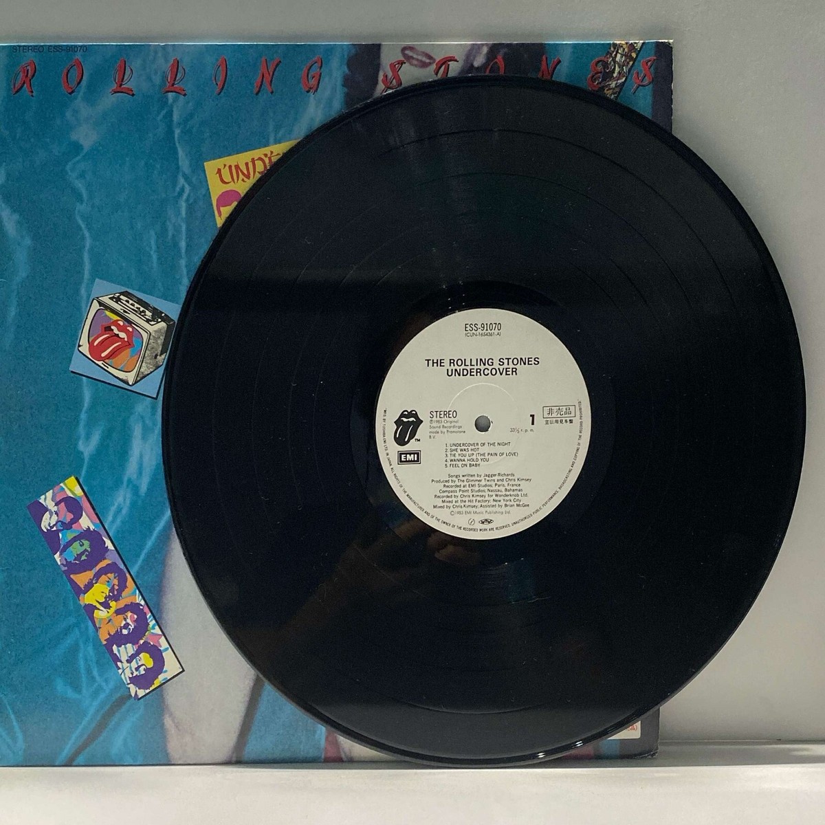 LP Rolling Stones Undercover ESS91070PROMO EMI プロモ /00264 LP ROLLING STONES Undercover ESS91070PROM EMI JAPAN OBI