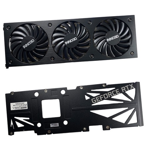 Heatsink Fan w/ Backplate for INNO3D RTX3080 3080ti X3 Black Gold Graphics Card - Picture 20 of 20
