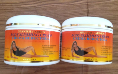 2 PACK BODY SLIMMING CREAM BY SPANISH GARDEN SWEATS & MELTS YOUR BODY