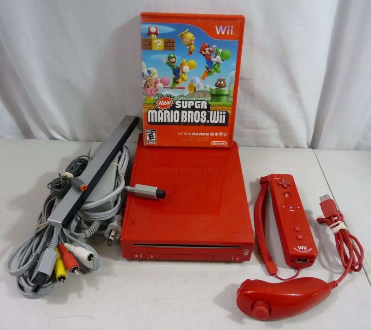 Nintendo Wii System Red Bundle