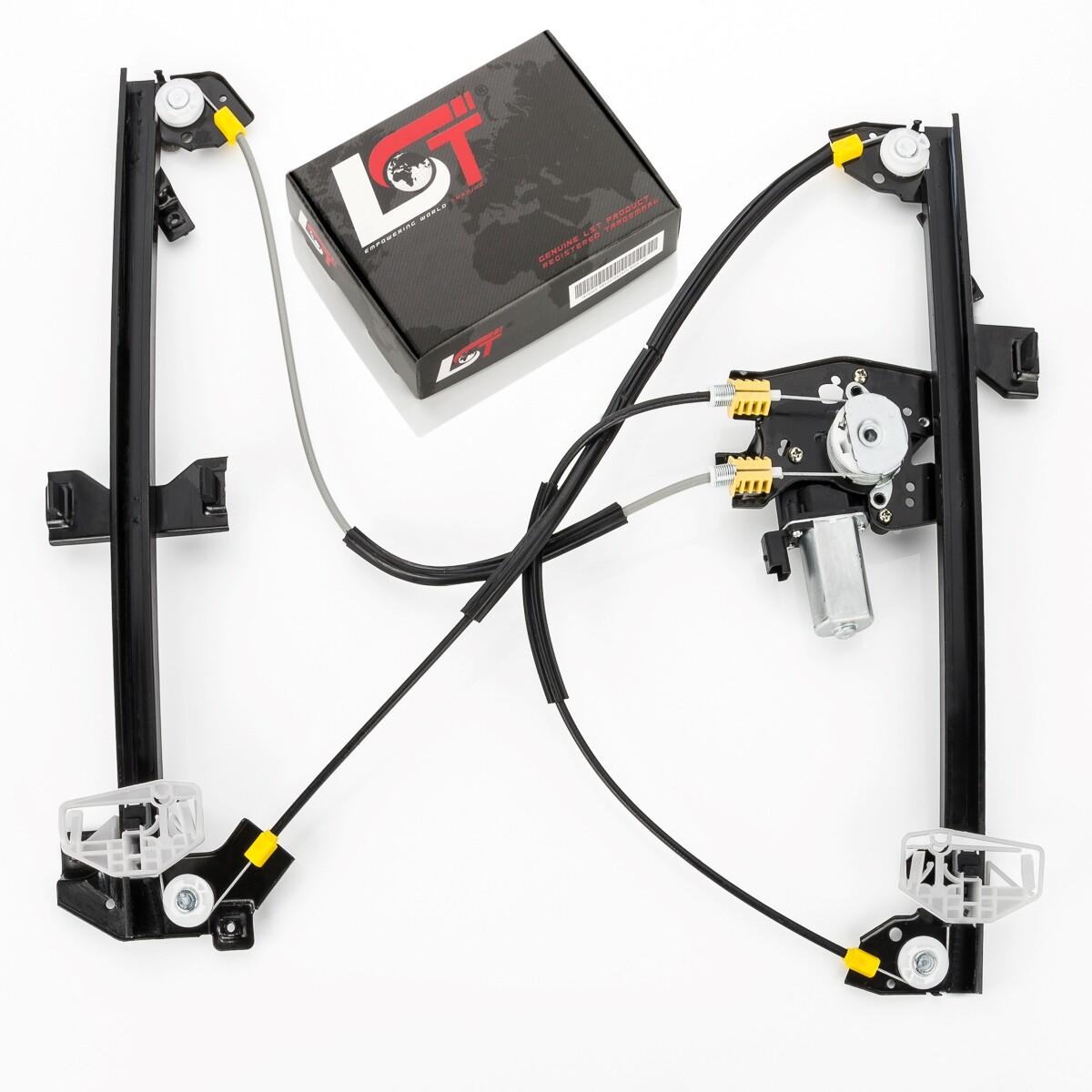 Electric window lifter with motor front right for PEUGEOT PARTNER I