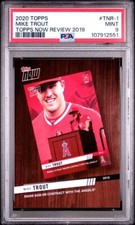 MIKE TROUT 2020 Topps NOW REVIEW 2019 #TNR-1 PSA 9 MINT QTY