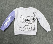 Disney Children Stitch Ohana Crewneck Sweatshirt Size 5/6
