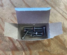 Chrome 5mm-0.80 x 20mm Hex Cap Bolts BOX/10 Metric Screws Class 8.8 Coarse