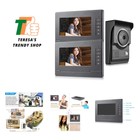 Wired Video Intercom Doorbell System 7 Inches LCD Monitor Video Door Phone Ki...
