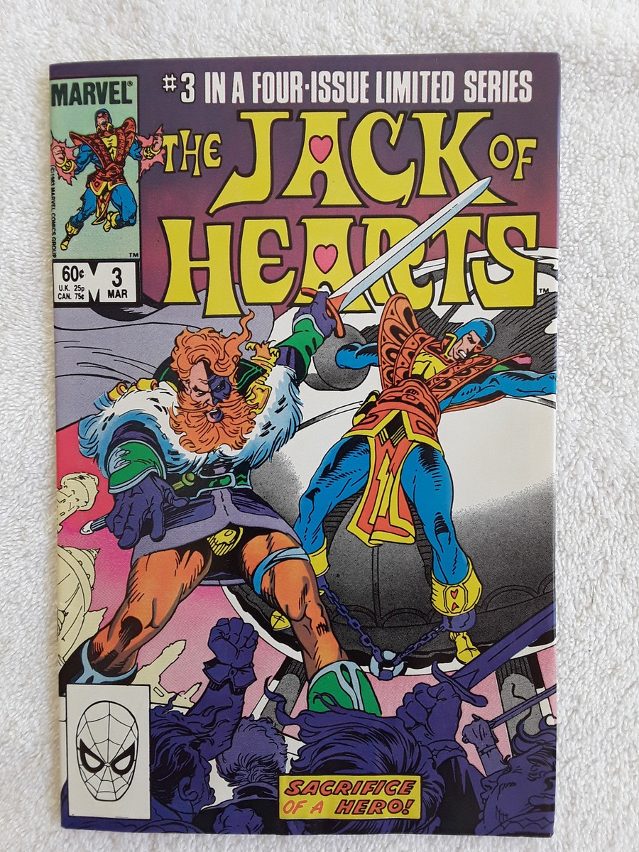 【確認用】アメコミ各種　パート3 Jack of Hearts #3 (Mar 1984, Marvel) VF- 7.5 | eBay