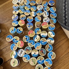 Vtg Wood Spool Rolls Of Thread Lot Of 65 Coats  Clark J P Coats Lily