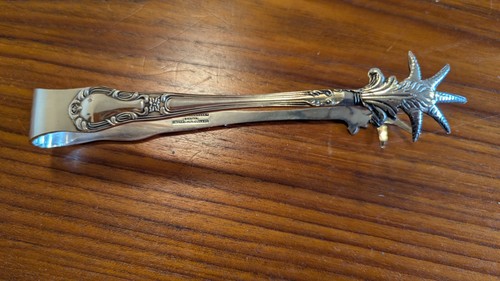 Silver dessert servers and sugar set - Picture 2 of 8