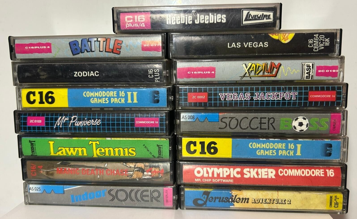Elco (4) – Game For Sale g-rap Commodore 16 C16 Plus 4 Games - Various - Multi Listing - Small