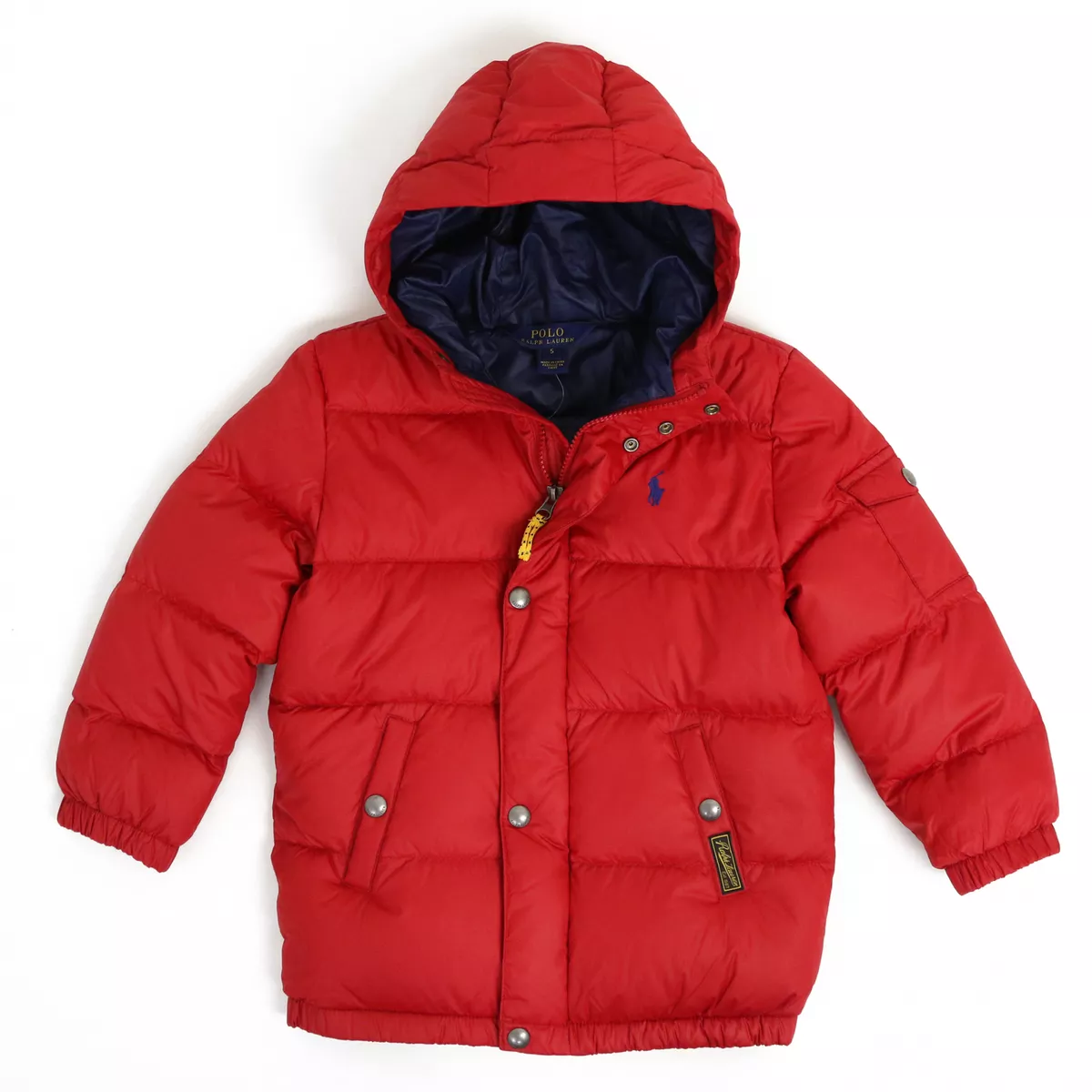 Polo Ralph Lauren Kids Down Puffer Jacket Coat - Red - sizes (2-7)