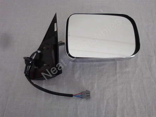 NOS OEM Ram Pick up Electric Power Chrome Mirror 1997 Right 6x9 Flat Glass 