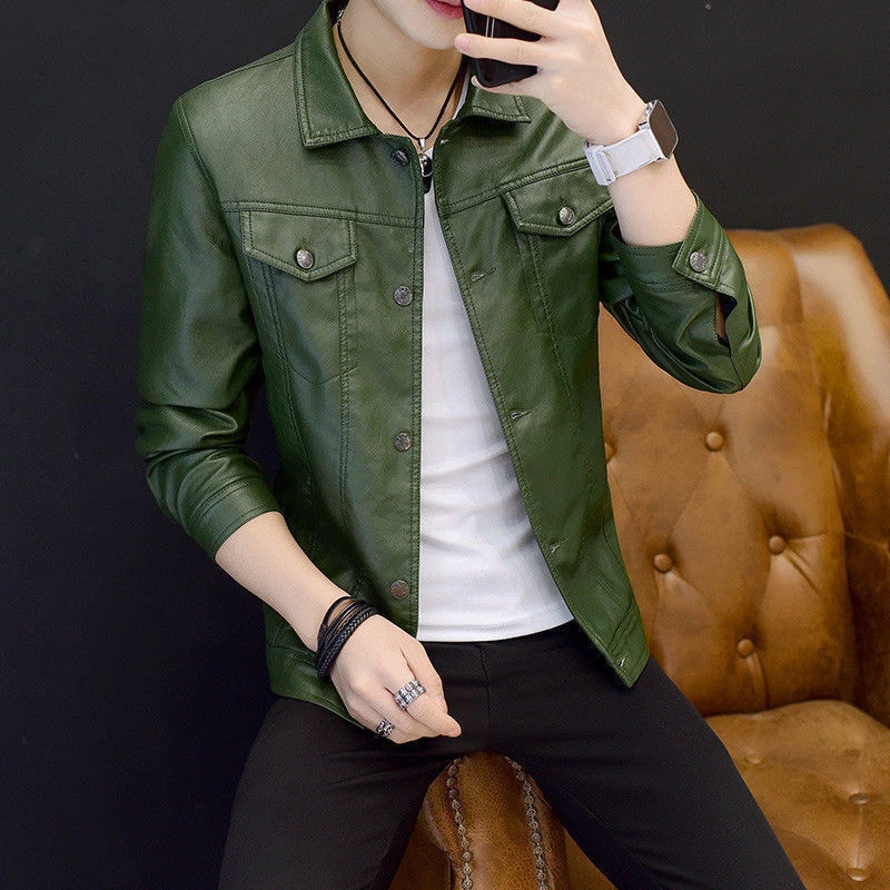 Mens leather jackets clearance ebay