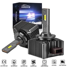 LED Headlight Bulb D1S D1R High Low Beam HID Xenon Conversion Kit 6000K White