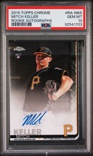 2019 Topps Chrome Mitch Keller Rookie Autographs PSA 10