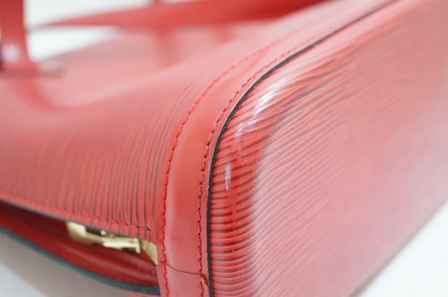 Authentische Louis Vuitton Lussac Schultertasche Epi rot M52287 - Bild 8 von 12