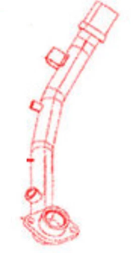 Collettori e perni Kymco per il sistema di scarico dello scooter