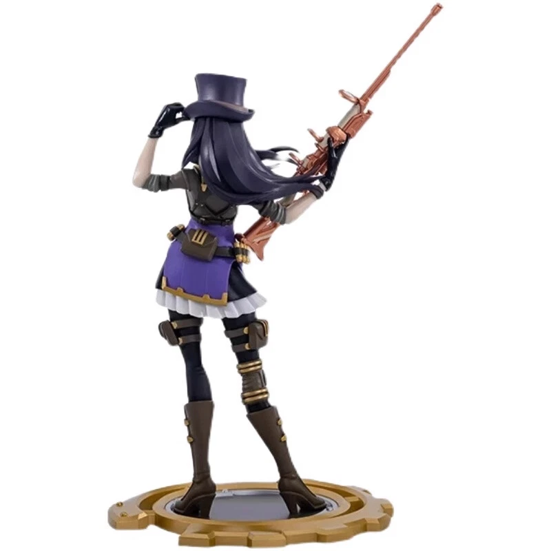 Figura Oficial League of Legends El Sheriff de Piltover Caitlyn PVC Estatua LOL Foto 3 de 4