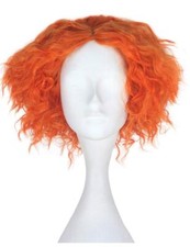 Short Curly Orange Wig  Short Fluffy and Layered Orange Curly Wig