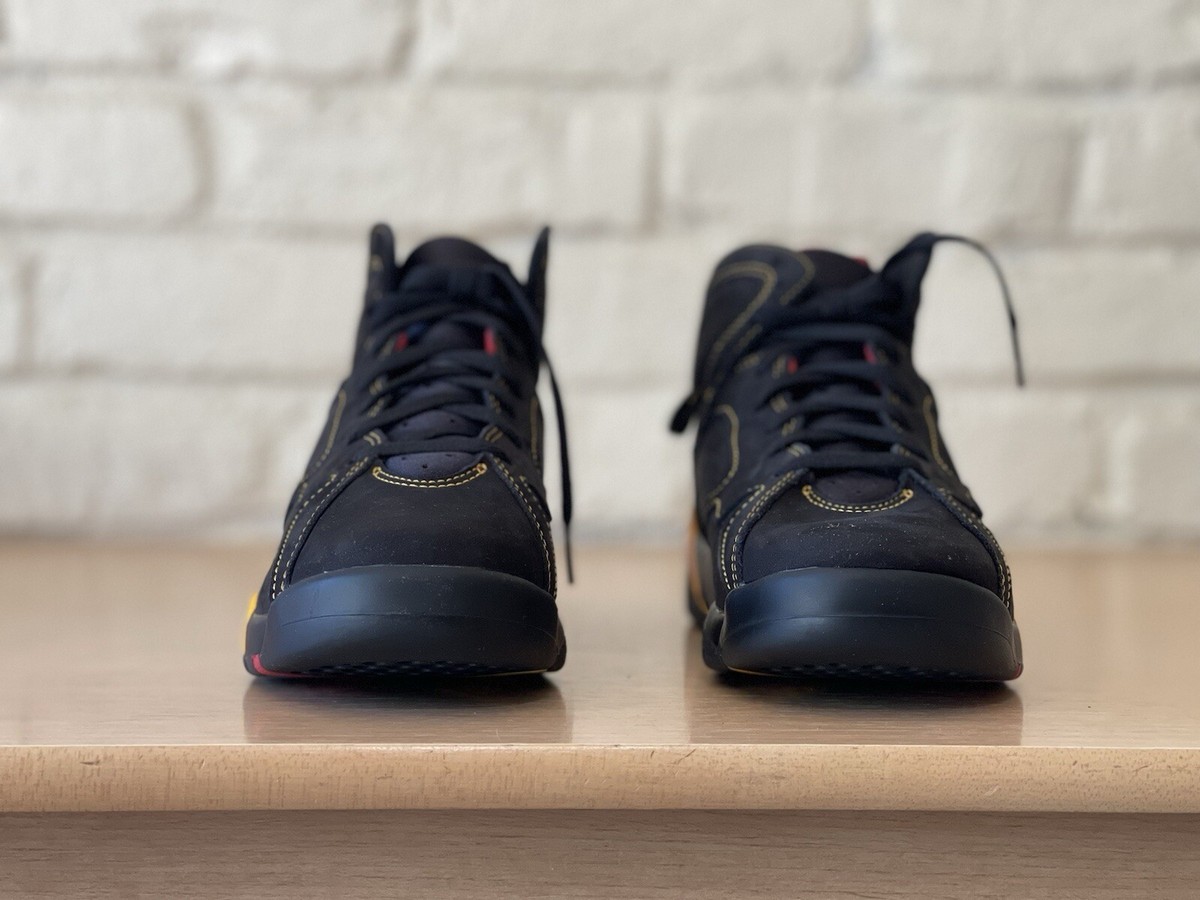 Nike Air Jordan 7 Retro BG Citrus Black Men GS Size 7Y/Women 8.5