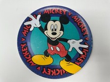 Vintage Zak Designs Disney Mickey Mouse Plastic Melamine Kids Dinnerware Plate