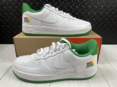 Size 10-Nike Air Force 1 Low Retro QS West Indies Mens DX1156-100