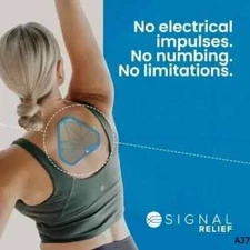 Signal Relief Pain Patch + 3 Adhesives – 1 Pack – Reusable – Brand New