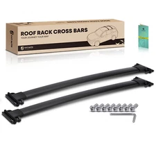 2x Black Aluminum Alloy Roof Rack Cross Bar with Bolts for Ford Escape 2008-2012