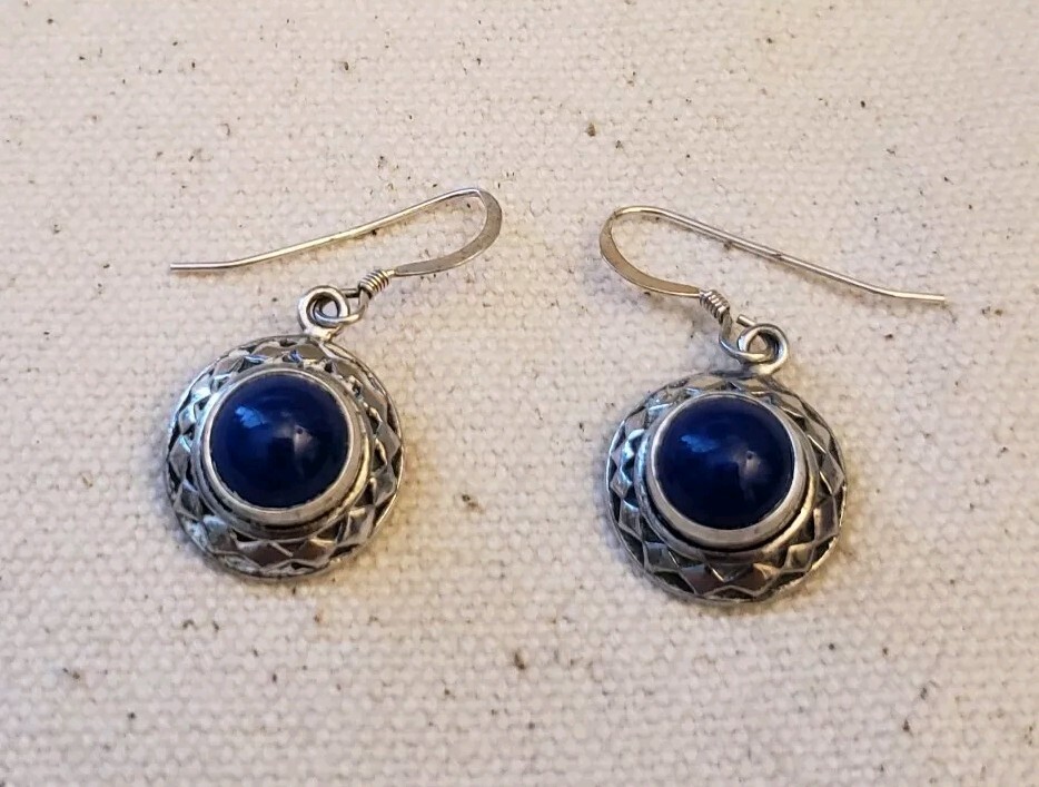 Two Pairs Solid 925 Sterling Silver Button Post L… - image 11