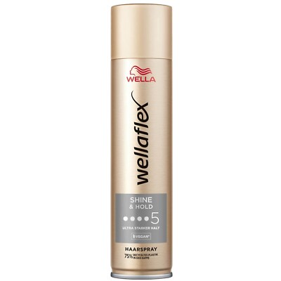 250ml Wellaflex Shine & Hold Glanz & Halt Haarspray Ultra Starker Halt Styling