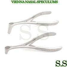 2 Vienna Nasal Speculum ENT Surgical Medical Medium
