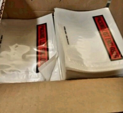 PACKING LIST ENCLOSED Envelopes BOXED LOT - 4.5 x 5.5 Inches ULINE Model S-207 