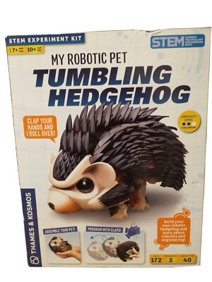 Thames & Kosmos My Robotic Pet - Tumbling Hedgehog - STEM Building Kit - New