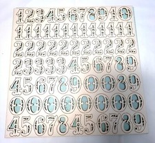 Mintay Chippies Chipboard Decor Elements Numbers Set MT-CHIP2-D21