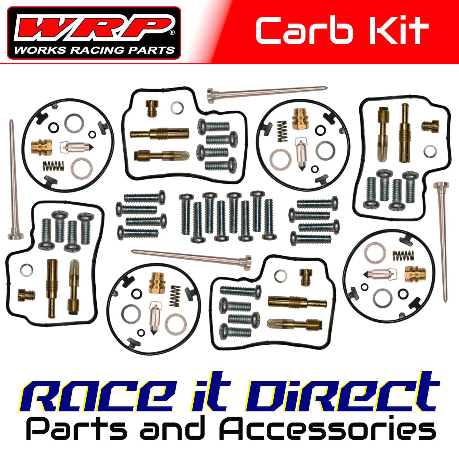 Carb Repair Kit for Honda VFR750F 1990-1993 Gasket Set WRP